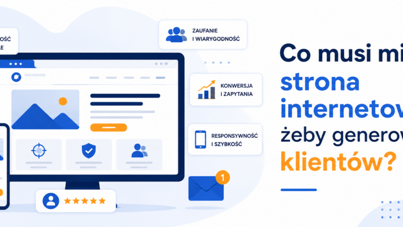 co musi mieć strona internetowa